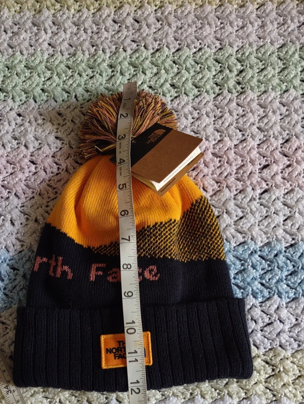 The North Face Recycled Pom Beanie Aviator Navy
